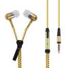 Amazing Sound Φερμουάρ Handsfree Ακουστικά με Μικρόφωνο για iPhone και Smartphones Κίτρινο (OEM) Amazing Sound Φερμουάρ Handsfree Ακουστικά με Μικρόφωνο για iPhone και Smartphones Κίτρινο (OEM)